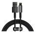 Lightning кабель USB Baseus Tungsten Gold 66W 1m Black (CALWJ-01)