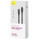 Type-C кабель Type-C Tungsten Gold Fast Charging Data 240W 1m Black (CAWJ040001)