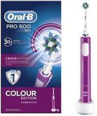 Електрична зубна щітка Oral-B PRO 600 CrossAction Pink (D16.513.UX Pink)
