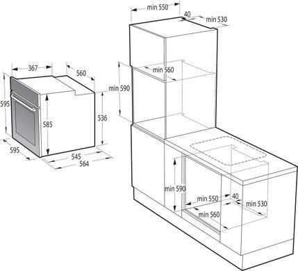 Духовка Gorenje BOS6747A01BG