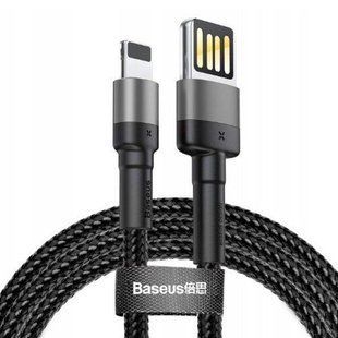 Lightning кабель USB Baseus Cafule SE 1.5A/2m Black-Grey (CALKLF-CG1)