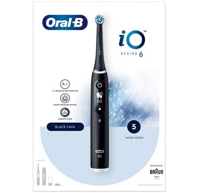 Электрическая зубная щетка Oral-B iO Series 6 iOM6.1B6.3DK Black
