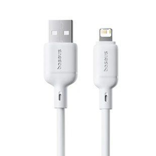Lightning кабель USB Baseus Silky Series Fast Chargingl 2.4A/1m White (P10377702213-00)