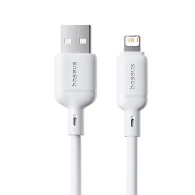 Lightning кабель USB Baseus Silky Series Fast Chargingl 2.4A/2m White (P10377702213-01)