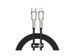 Type-C to Lightning кабель Baseus Cafule Metal 20W 1m Black (CATLJK-A01)