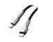 Type-C to Lightning кабель Baseus Cafule Metal 20W 1m Black (CATLJK-A01)
