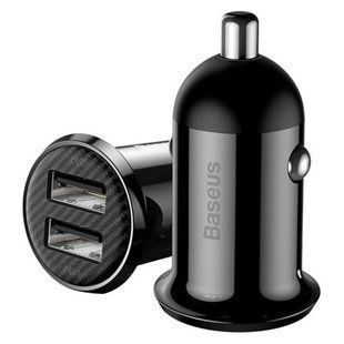 АЗП Baseus Grain Pro 4.8A 2USB Black (CCALLP-01)