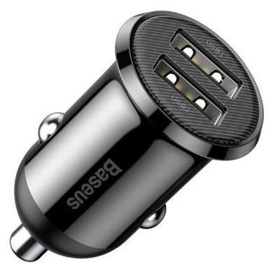 АЗП Baseus Grain Pro 4.8A 2USB Black (CCALLP-01)