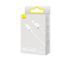 microUSB кабель USB Baseus Superior 1m White (CAMYS-02)