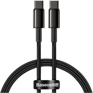 Type-C кабель Type-C Baseus Tungsten Gold 100W 2m Black (CATWJ-A01)