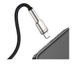 Lightning кабель USB Baseus Cafule Metal Lightning 2m Black (CALJK-B01)