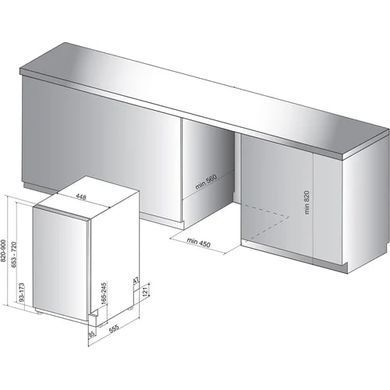 Посудомоечная машина Whirlpool WSIC 3M27 C