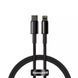 Type-C кабель Lightning Baseus Tungsten Gold 20W 1m Black (CATLWJ-01)