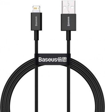 Lightning кабель USB Baseus Superior Series 1m Black (CALYS-A01)
