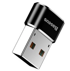 Адаптер Baseus Female USB to Type-C Black (CAAOTG-01)